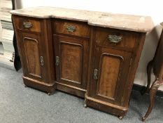 A Victorian marble topped washstand