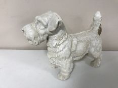 A cast iron figure of a Scottie dog