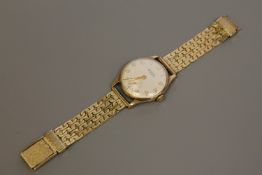 A 9ct gold Griffon wristwatch,
