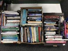 Four boxes of books relating to railways,