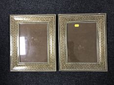 Two Indian photograph frames