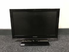A Polaroid P19 LED dvd 12 tv/dvd combi with lead and remote