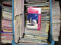 Three boxes of ordnance survey maps