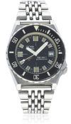 A RARE GENTLEMAN'S STAINLESS STEEL DOXA SPIROTECHNIQUE SUB 600T PROFESSIONAL AUTOMATIC DIVERS