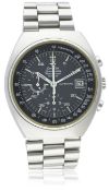 A GENTLEMAN'S STAINLESS STEEL OMEGA SPEEDMASTER MARK IV AUTOMATIC CHRONOGRAPH BRACELET WATCH CIRCA