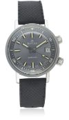 A GENTLEMAN'S STAINLESS STEEL BAYLOR DIVERS WRIST WATCH CIRCA 1960s D: Grey 