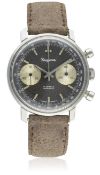 A GENTLEMAN’S STAINLESS STEEL DUGENA CHRONOGRAPH WRIST WATCH CIRCA 1970 WITH 