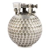 A SOLID SILVER DUNHILL UNIQUE 