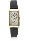 A GENTLEMAN'S 9CT SOLID GOLD ROLEX PRINCE WRIST WATCH CIRCA 1930s, REF. 1862 D: Silver dial with