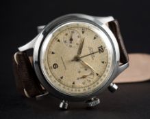 A VERY RARE GENTLEMAN'S LARGE SIZE STAINLESS STEEL CYMA WATERSPORT 