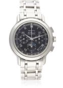 A GENTLEMAN’S STAINLESS STEEL ZENITH EL PRIMERO CHRONOMASTER MOONPHASE TRIPLE CALENDAR CHRONOGRAPH