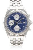 A GENTLEMAN'S STAINLESS STEEL BREITLING CHRONOMAT AUTOMATIC CHRONOGRAPH BRACELET WATCH CIRCA