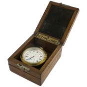 A RARE SOLID SILVER CASED BRITISH ROYAL NAVY FREE SPRUNG DECK WATCH BY PHILIPS, 4 FINSBURY PAVEMENT,