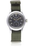 A GENTLEMAN'S BRITISH MILITARY JAEGER LECOULTRE W.W.W. WRIST WATCH CIRCA 1940s, PART OF THE 