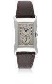 A GENTLEMAN'S SOLID SILVER ROLEX PRINCE BRANCARD WRIST WATCH CIRCA 1930s Movement: 15J, manual wind,