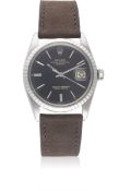 A RARE GENTLEMAN'S STAINLESS STEEL ROLEX OYSTER PERPETUAL DATEJUST WRIST WATCH CIRCA 1967, REF. 1603