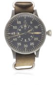 A GERMAN MILITARY LUFTWAFFE B.UHR LACO NAVIGATORS WATCH CIRCA 1940, REF. FL23883 