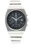 A GENTLEMAN'S STAINLESS STEEL OMEGA SPEEDMASTER 125 AUTOMATIC CHRONOGRAPH BRACELET WATCH CIRCA 1973,