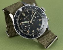A VERY RARE GENTLEMAN'S STAINLESS STEEL GERMAN MILITARY LEONIDAS 
