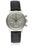 A GENTLEMAN'S STAINLESS STEEL OMEGA SEAMASTER CHRONOGRAPH WRIST WATCH CIRCA 1965, REF. 105.005-65