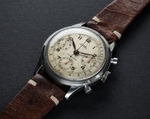 A RARE GENTLEMAN'S LARGE SIZE STAINLESS STEEL CYMA WATERSPORT 