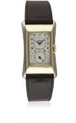 A RARE GENTLEMAN'S 9CT SOLID TWO COLOUR GOLD ROLEX PRINCE BRANCARD WRIST WATCH CIRCA 1930s, REF. 971
