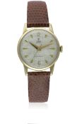 A GENTLEMAN'S 9CT SOLID GOLD ROLEX TUDOR ROYAL WRIST WATCH CIRCA 1960s, WITH 