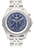 A GENTLEMAN'S STAINLESS STEEL BREITLING FOR BENTLEY MOTORS CHRONOGRAPH BRACELET WATCH DATED 2008,