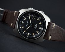 A RARE GENTLEMAN'S STAINLESS STEEL IWC AQUATIMER 30ATM AUTOMATIC DIVERS WRIST WATCH CIRCA 1968, REF.