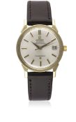 A GENTLEMAN'S STEEL & GOLD OMEGA CONSTELLATION CHRONOMETER WRIST WATCH CIRCA 1963, REF. 168.005
