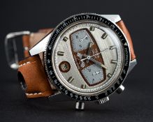 A VERY RARE GENTLEMAN'S STAINLESS STEEL YEMA RALLYE 