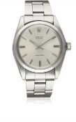 A GENTLEMAN'S STAINLESS STEEL ROLEX OYSTER PRECISION BRACELET WATCH CIRCA 1972, REF. 6426