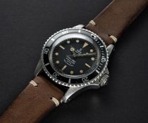 A RARE GENTLEMAN'S STAINLESS STEEL ROLEX TUDOR OYSTER PRINCE SUBMARINER WRIST WATCH CIRCA 1967, REF.