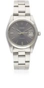 A GENTLEMAN'S STAINLESS STEEL ROLEX OYSTERDATE PRECISION BRACELET WATCH CIRCA 1977, REF. 6694 WITH