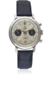A GENTLEMAN'S STAINLESS STEEL YEMA CHRONOGRAPH WRIST WATCH  CIRCA 1970, WITH 