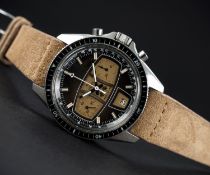A VERY RARE GENTLEMAN'S STAINLESS STEEL YEMA RALLYE 