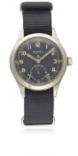 A GENTLEMAN'S BRITISH MILITARY BUREN GRAND PRIX W.W.W. WRIST WATCH CIRCA 1940s, PART OF THE 