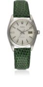 A GENTLEMAN'S STAINLESS STEEL ROLEX OYSTERDATE PRECISION WRIST WATCH CIRCA 1969, REF. 6694