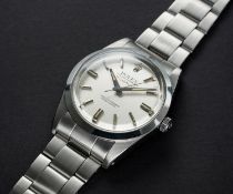 A RARE GENTLEMAN'S STAINLESS STEEL ROLEX OYSTER PERPETUAL MILGAUSS BRACELET WATCH CIRCA 1968, REF.