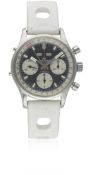 A GENTLEMAN'S STAINLESS STEEL WAKMANN TRIPLE CALENDAR CHRONOGRAPH WRIST WATCH CIRCA 1960s, REF.