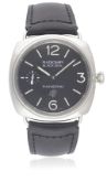 A GENTLEMAN'S STAINLESS STEEL PANERAI RADIOMIR BLACK SEAL WRIST WATCH CIRCA 2010, REF. PAM380, Q