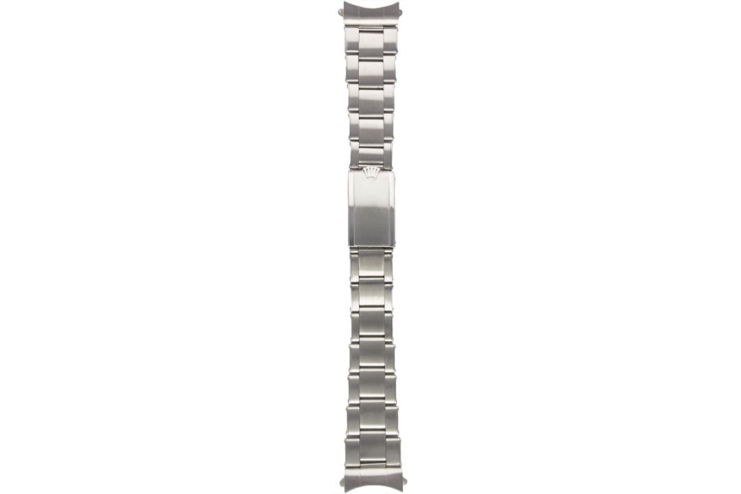 A RARE GENTLEMAN'S STAINLESS STEEL 20MM ROLEX OYSTER RIVETED BRACELET DATED 1968, REF. 7206 WITH - Image 1 of 9