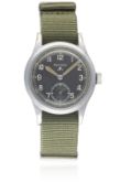 A GENTLEMAN'S BRITISH MILITARY RECORD W.W.W. WRIST WATCH CIRCA 1940s, PART OF THE 