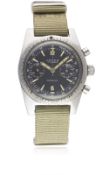 A GENTLEMAN'S STAINLESS STEEL LATOR DIVERS CHRONOGRAPH WRIST WATCH CIRCA 1960s Movement: 17J, manual