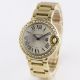 A FINE LADIES 18K SOLID GOLD & DIAMOND CARTIER BALLON BLEU BRACELET WATCH CIRCA 2007, REF. 3006 WITH - Image 3 of 7