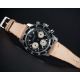 A RARE GENTLEMAN'S STAINLESS STEEL JAEGER LECOULTRE "SHARK" CHRONOGRAPH WRIST WATCH CIRCA 1960s, - Image 1 of 2