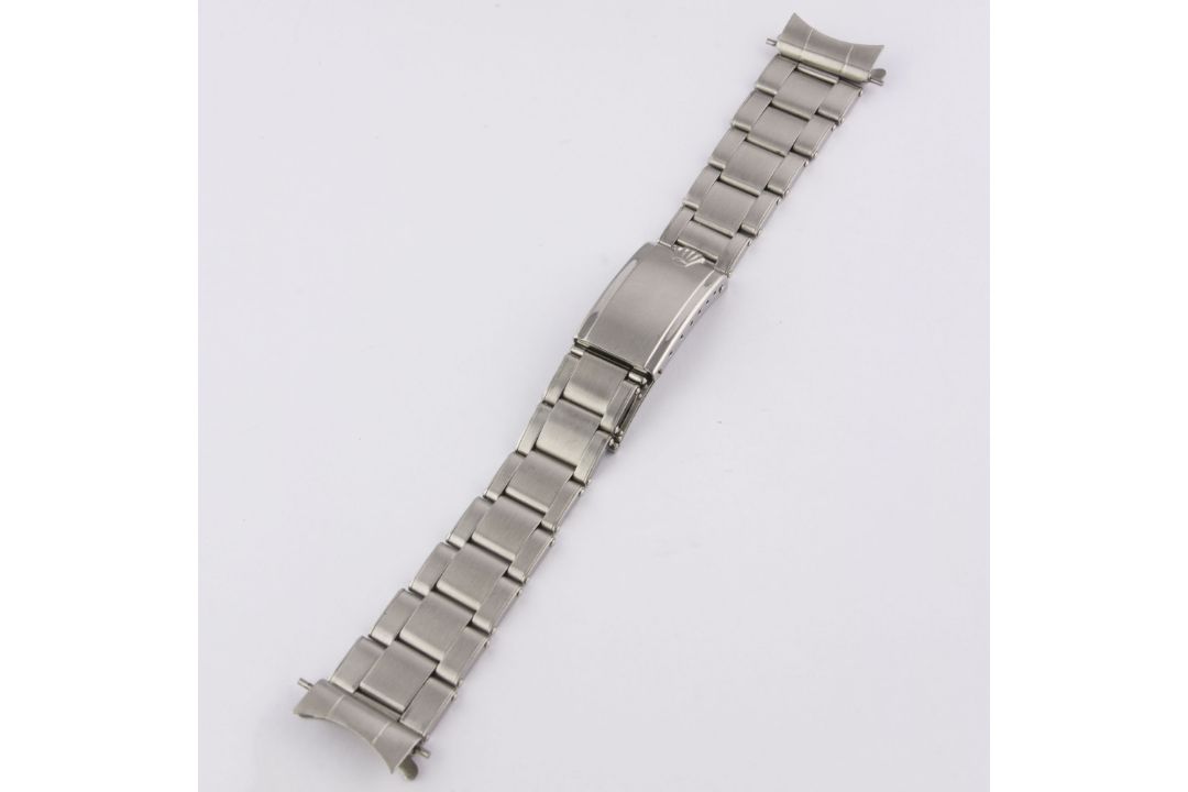 A RARE GENTLEMAN'S STAINLESS STEEL 20MM ROLEX OYSTER RIVETED BRACELET DATED 1968, REF. 7206 WITH - Image 2 of 9