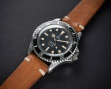A RARE GENTLEMAN'S STAINLESS STEEL ROLEX TUDOR OYSTER PRINCE SUBMARINER WRIST WATCH CIRCA 1967, REF.