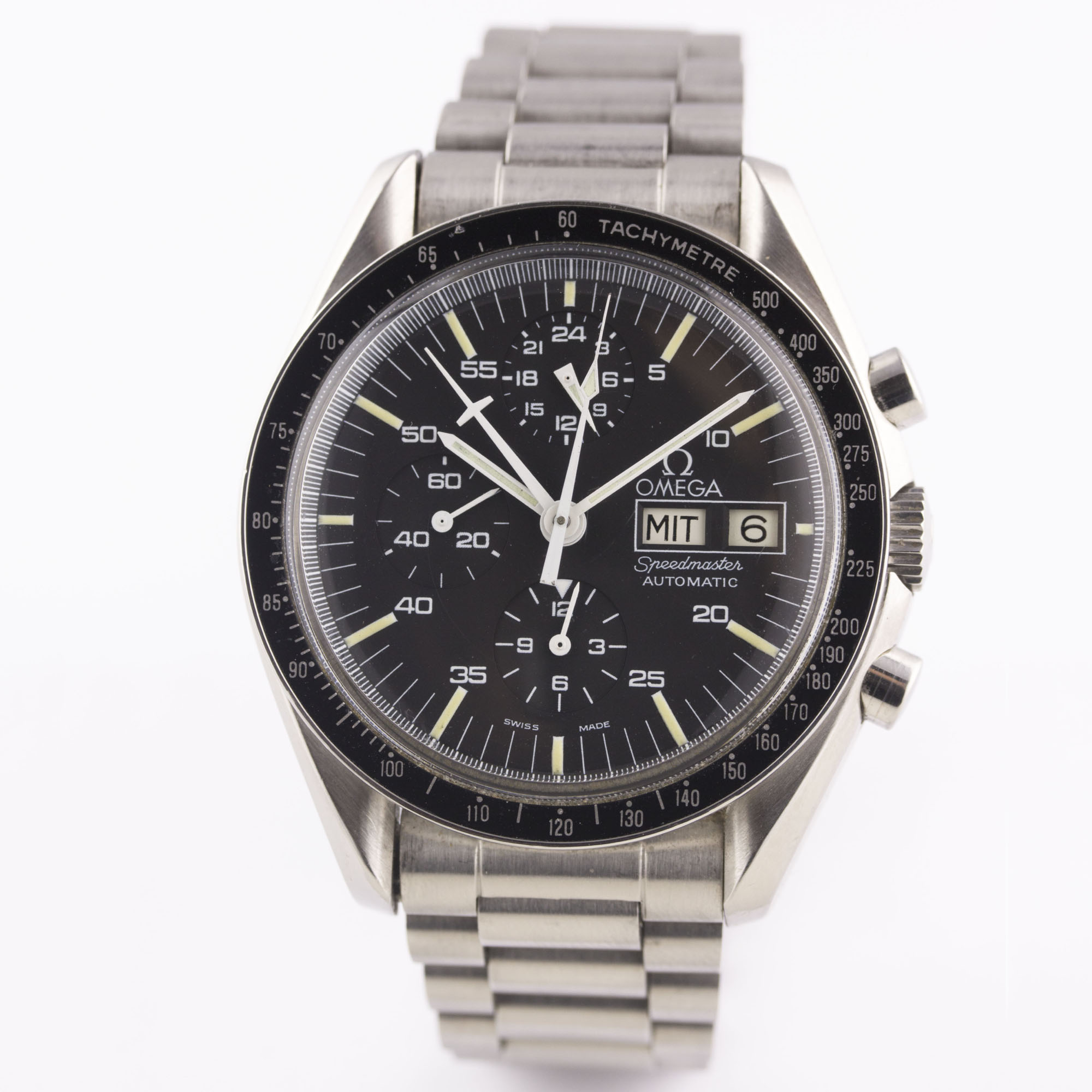 A VERY RARE GENTLEMAN'S STAINLESS STEEL OMEGA SPEEDMASTER "HOLY GRAIL" PROFESSIONAL AUTOMATIC - Image 3 of 12