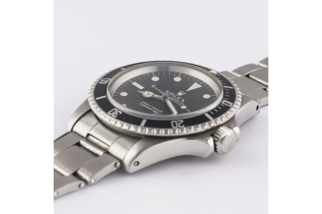 A RARE GENTLEMAN'S STAINLESS STEEL ROLEX OYSTER PERPETUAL SUBMARINER BRACELET WATCH DATED 1967, REF. - Image 3 of 12
